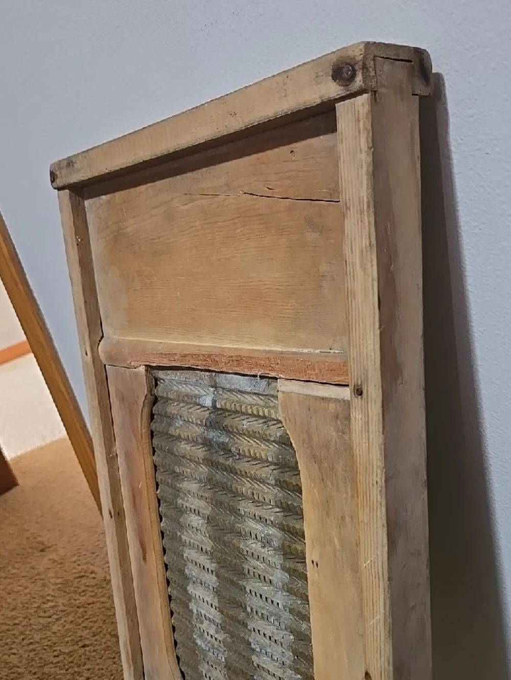 Vintage Wards Standard Quality Brass Washboard Antique Farmhouse Decor Home
